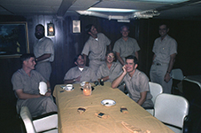 1972 Heading home & chart of deployment track